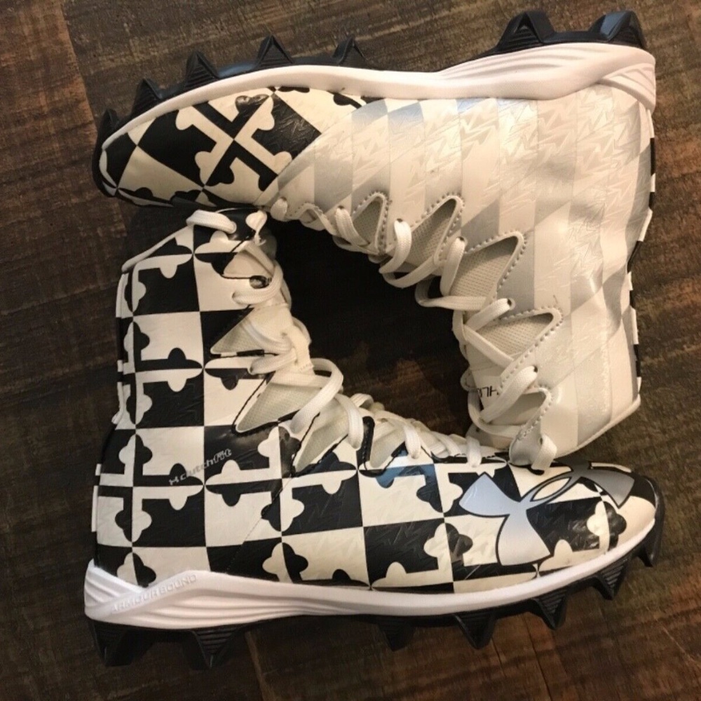 New size 1.5 youth HIGHLIGHT RM/rubber molded JR/youth lacrosse/football cleats